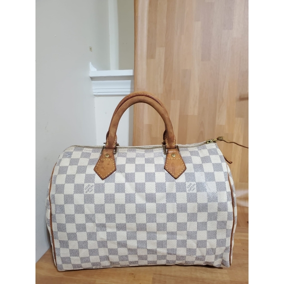 Louis Vuitton Handbags - LOUIS VUITTON Damier Azur Speedy 30